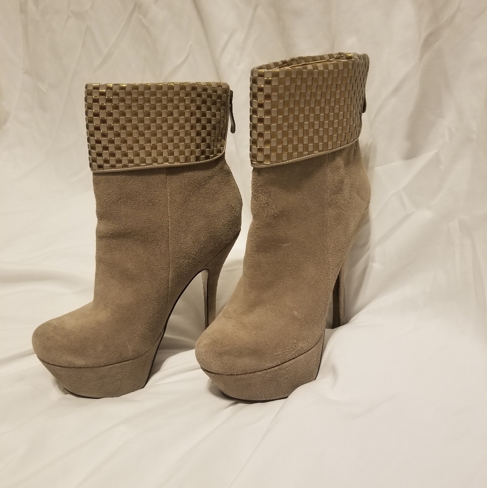 Bebe Suede Booties